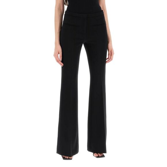 Black Tailored Bootcut Pants for Women - SS24 - Picture 2 of 4